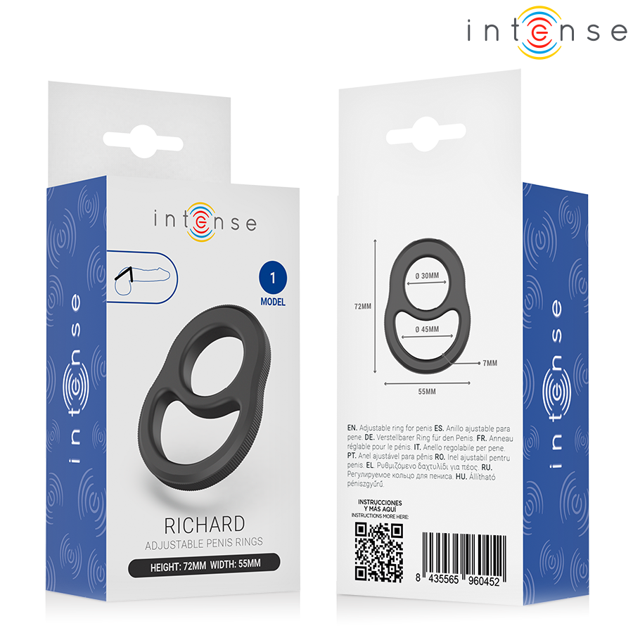 Intense - Richard Double Penis Ring Model 1