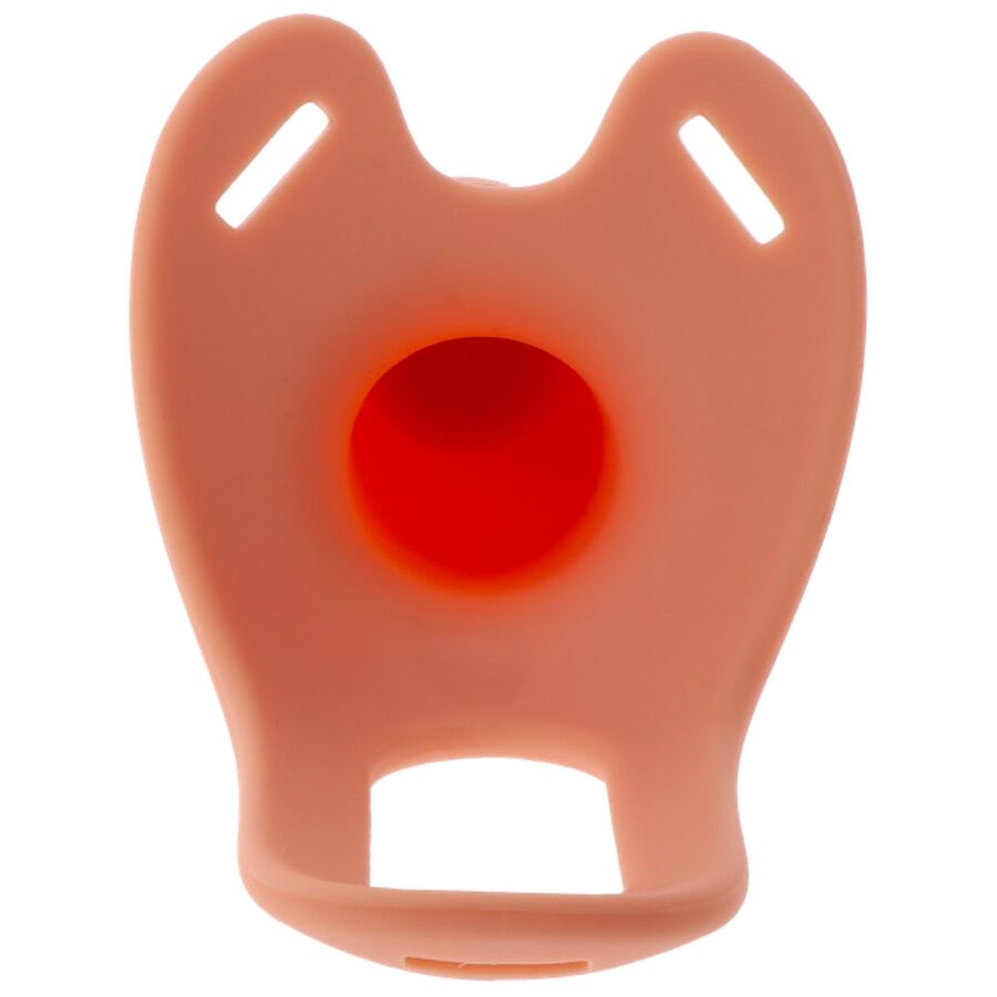 HIDDEN DESIRE - INFERNO VIBRIERENDER PENIS-SLEEVE ZUM AUFSCHNALLEN 16 CM