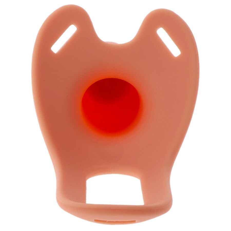 HIDDEN DESIRE - INFERNO VIBRIERENDER PENIS-SLEEVE ZUM AUFSCHNALLEN 18 CM