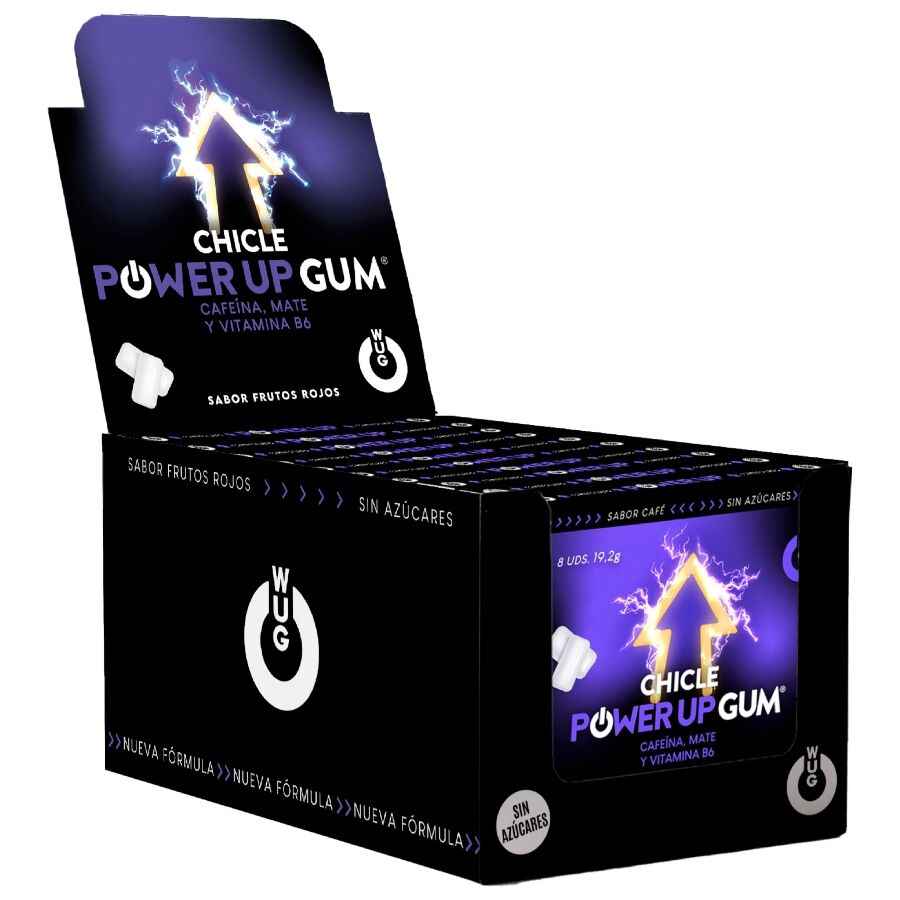 WUG POWER UP - ENERGIE-BOOST & FOKUSVERBESSERER | DISPLAY 12 X 8 EINHEITEN