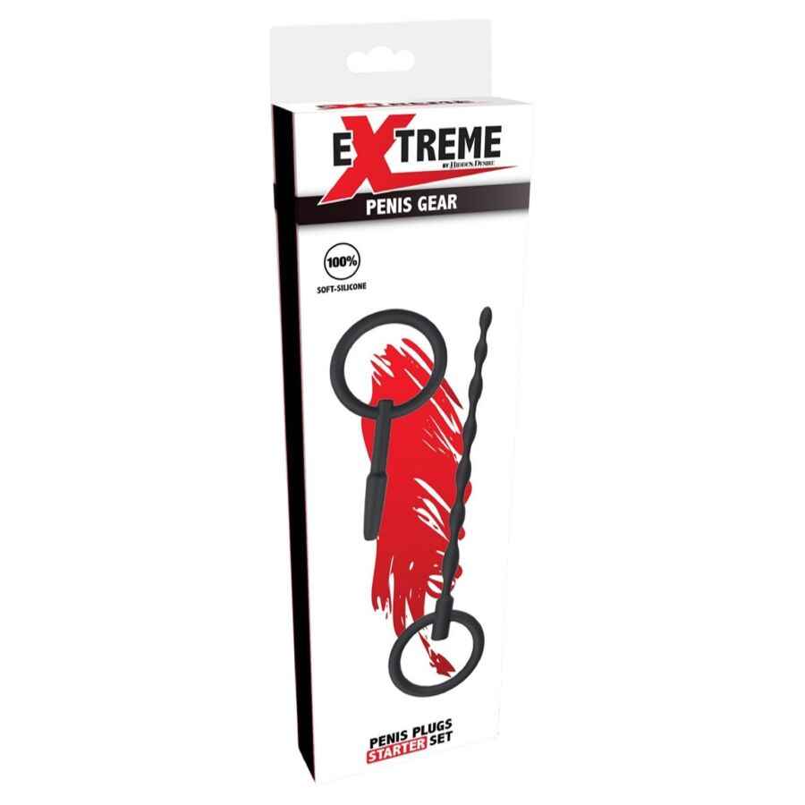 HIDDEN DESIRE - EXTREME STARTER SET HARNRÖHRENPLUGS 2 STÜCK