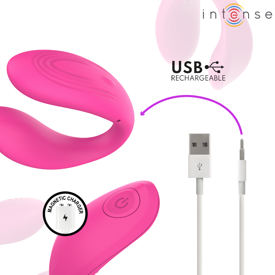 INTENSE - NORA VIBRATIONSKLEMMENSTIMULATOR PINK