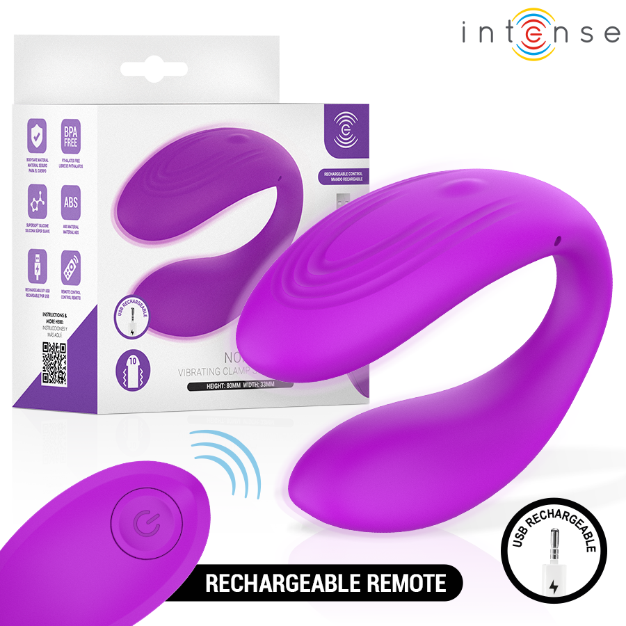 INTENSE - NORA VIBRATIONSKLEMMENSTIMULATOR LILA