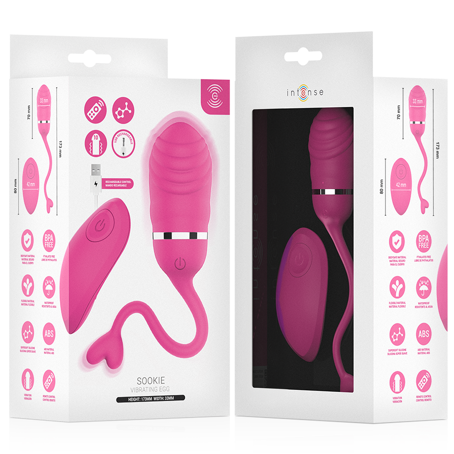 INTENSE - SOOKIE FERNBEDIENUNGS-VIBRATIONSEI ROSA