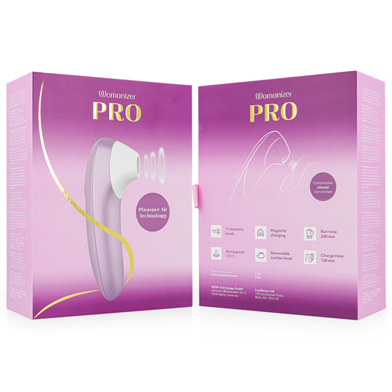 Womanizer - Pro Vibrant Klitoralstimulator Lila
