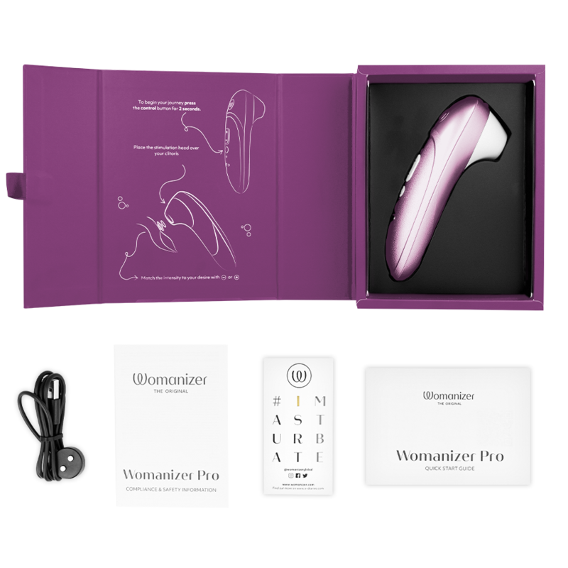 Womanizer - Pro Vibrant Klitoralstimulator Lila