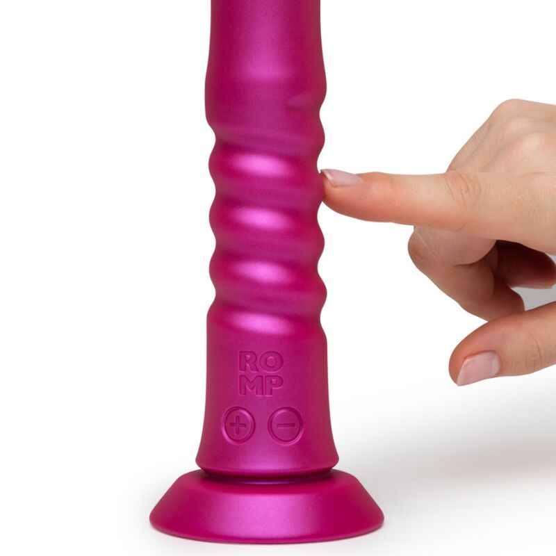 ROMP - JIGGLE AUF- UND AB-VIBRATOR MIT ROSA SAUGNAPF