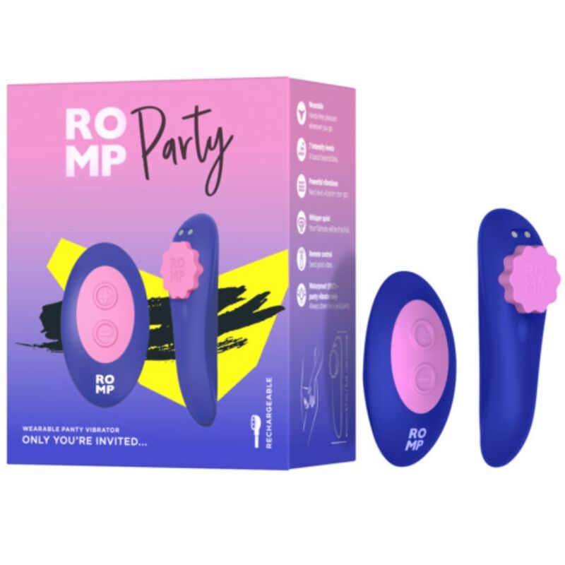 ROMP - PARTY MAGNETISCHER VIBRATIONS-SILIKON-Slip MIT FERNBEDIENUNG