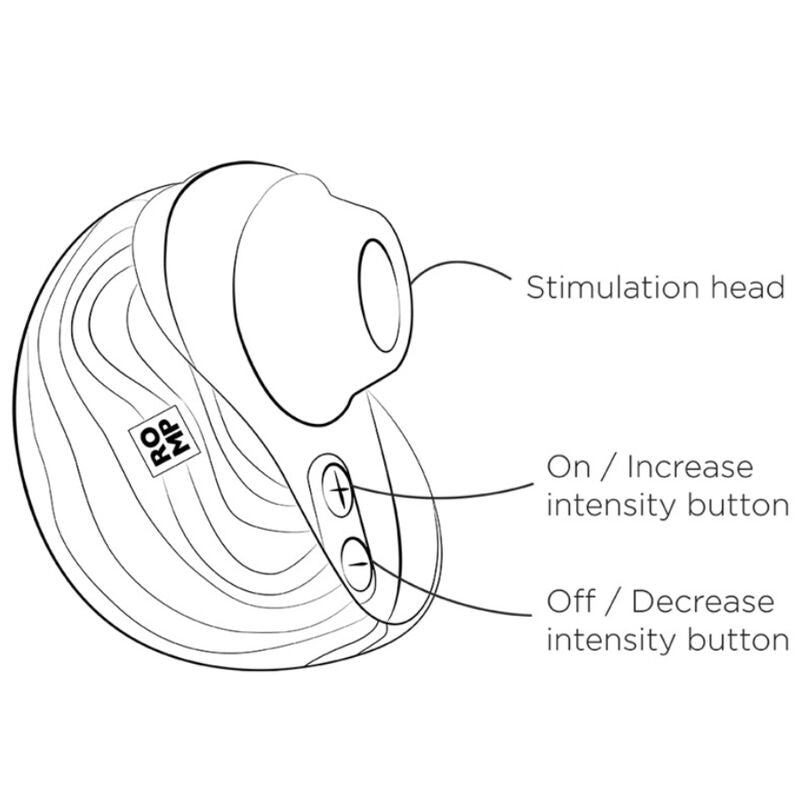 ROMP - SPIN CLITORAL SUCTION ANTITUDE WITH ROTATING OPING AND CLINGS