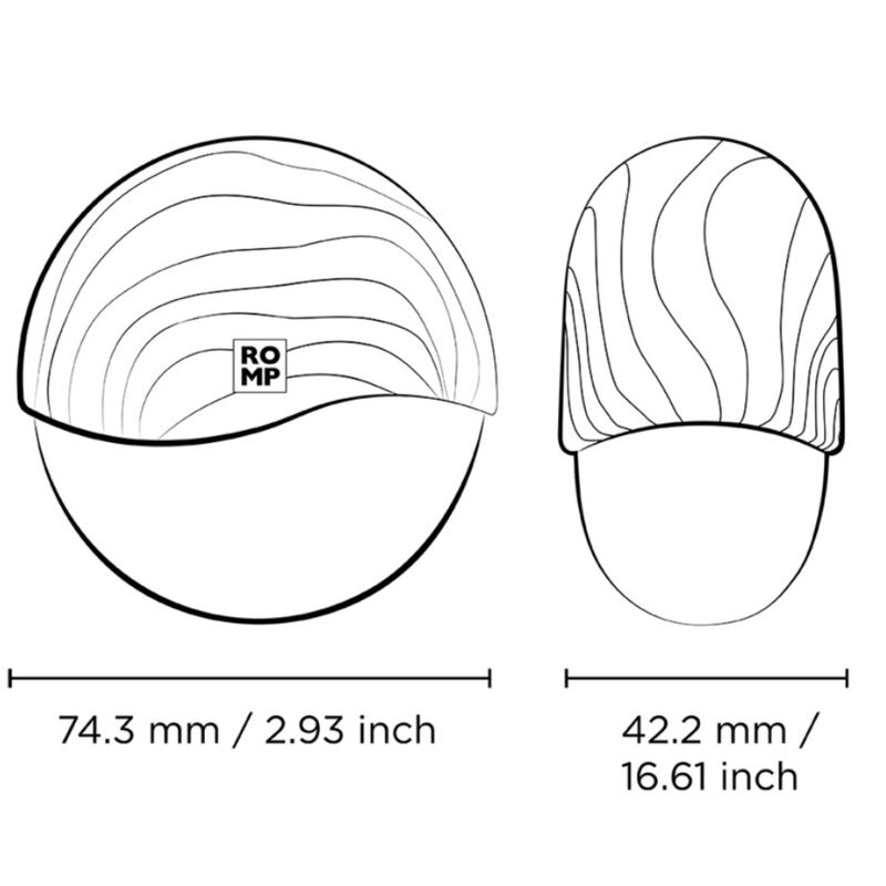 ROMP - SPIN CLITORAL SUCTION ANTITUDE WITH ROTATING OPING AND CLINGS