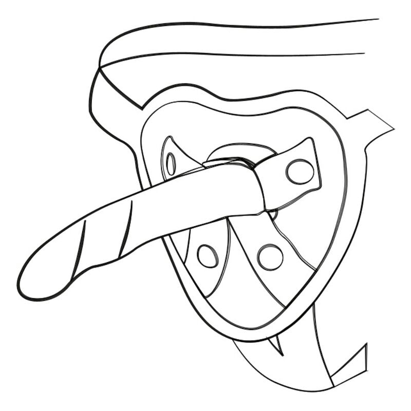 ROMP - Piccolo Silikondildo mit dreifarbigen