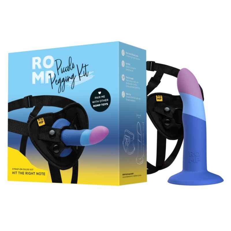ROMP - Piccolo Silikondildo mit dreifarbigen
