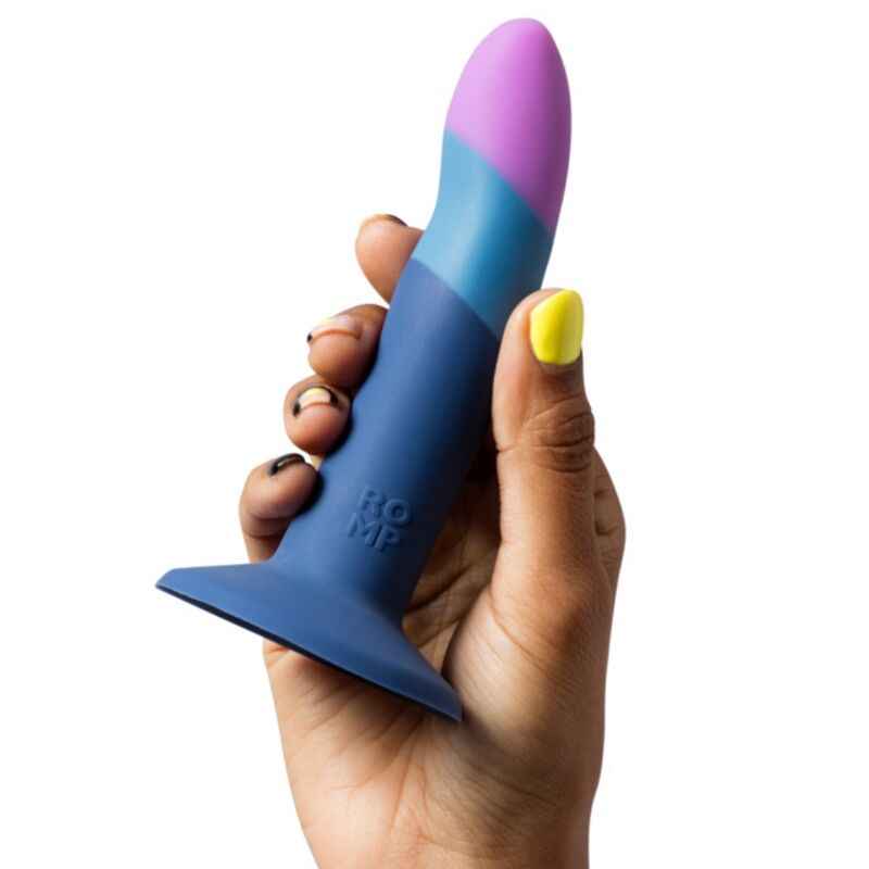 ROMP - Piccolo Silikondildo mit dreifarbigen