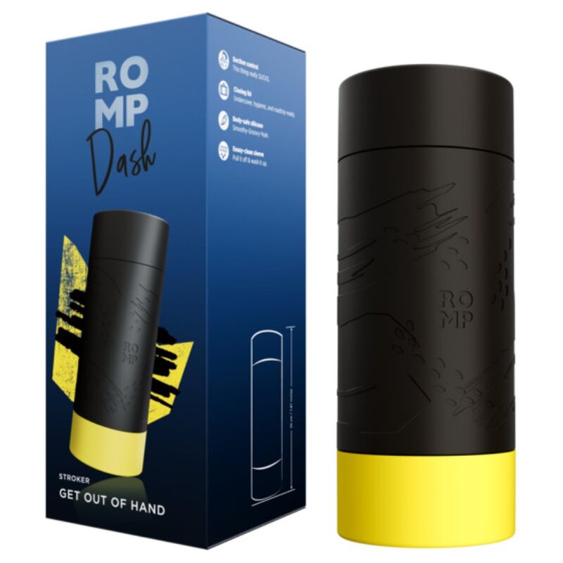 ROMP - DASH MÄNNLICHER MASTURBATOR MIT SAUGREGELUNG 20 CM