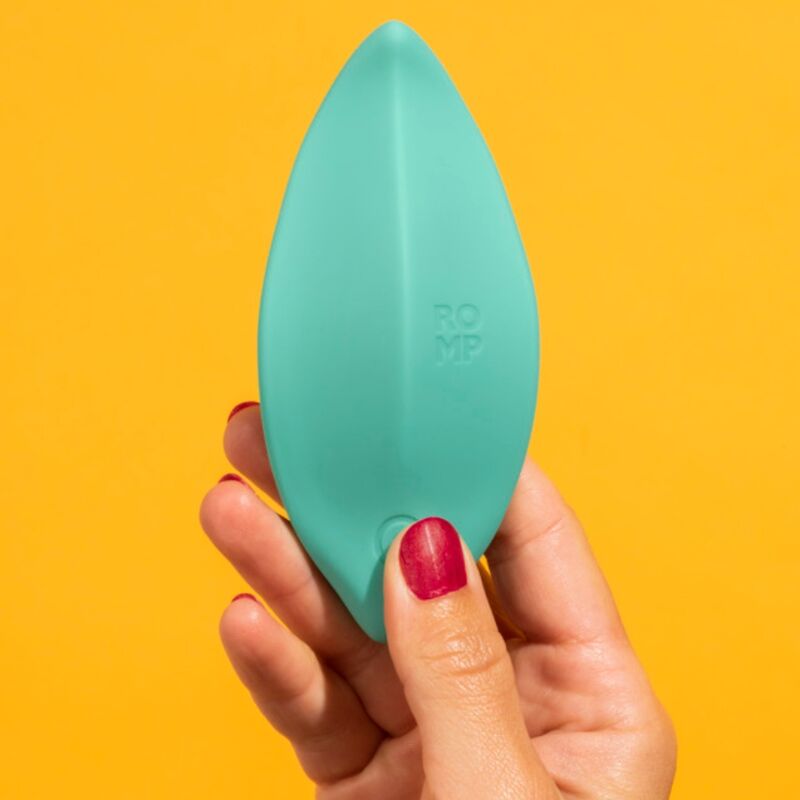 Romp - Wave Vibrator Clitoral Stimulator, Ergonomic Design, Aqua Green