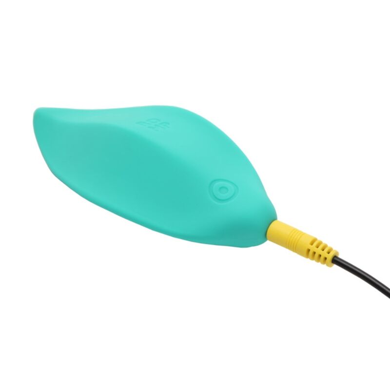 Romp - Wave Vibrator Clitoral Stimulator, Ergonomic Design, Aqua Green