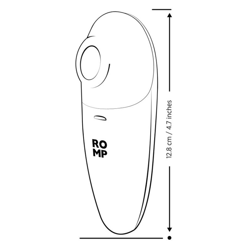 Romp - Switch X Clitoral Stimulator, 6 Levels, Orange