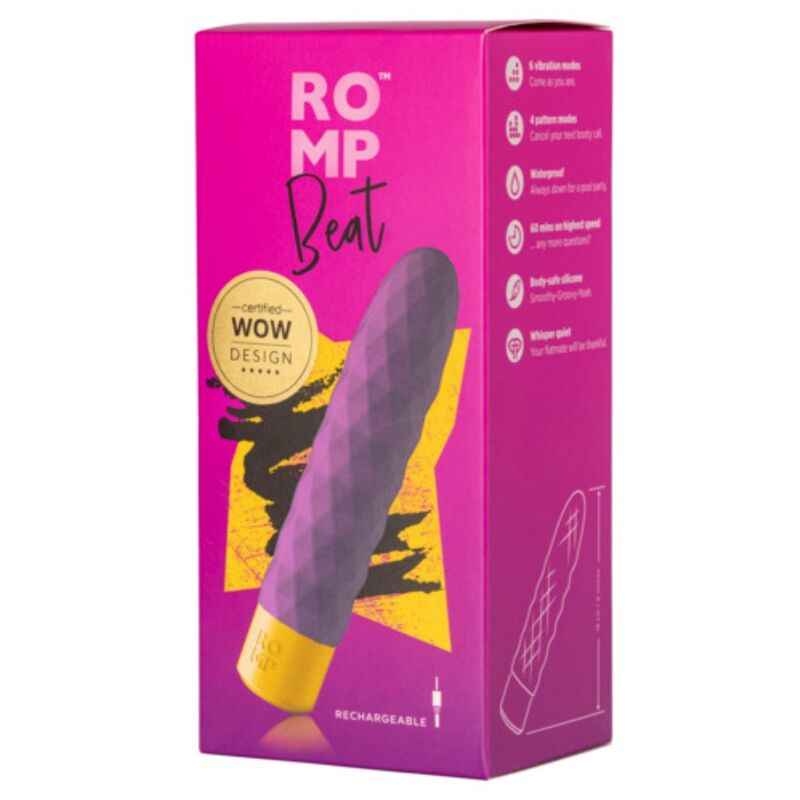 ROMP - BEAT MINI MULTIFUNKTIONS-VIBRATIONSKUGEL VIOLET