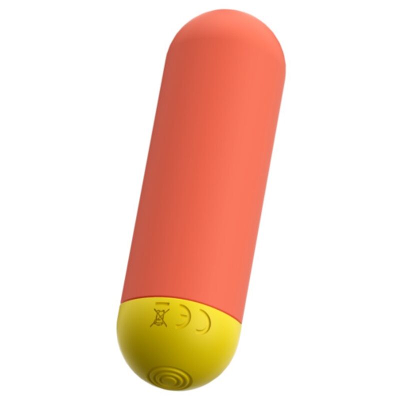 ROMP - RIOT MULTIFUNKTIONS-VIBRATIONSKUGEL ORANGE + GELB