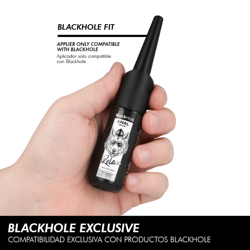 BLACK HOLE - ANALGLEITMITTELAPPLIKATOR, GRÖSSE S, 30 ML