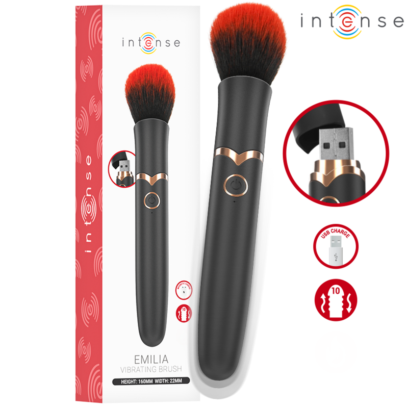 INTENSE - EMILIA VIBRATIONSBÜRSTE 10 VIBRATIONEN 16 CM