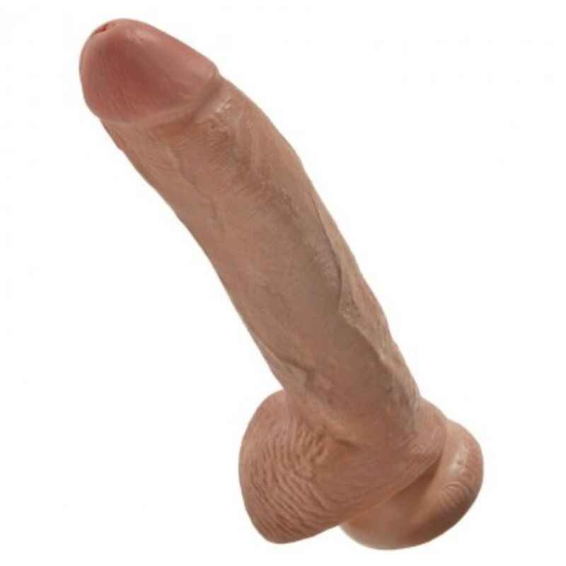 KING COCK - REALISTISCHER DILDO MIT HODEN 22,8 CM