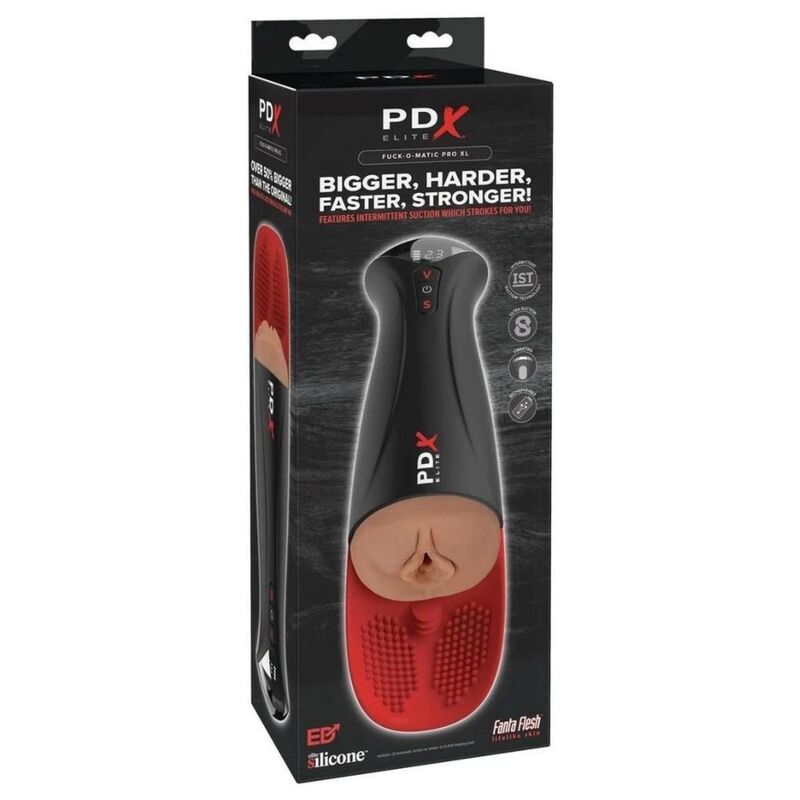 PDX ELITE - FAP-O-MATIC PRO XL AUTOMATISCHER VIBRATIONS-STROKER BRAUN 34,9 CM