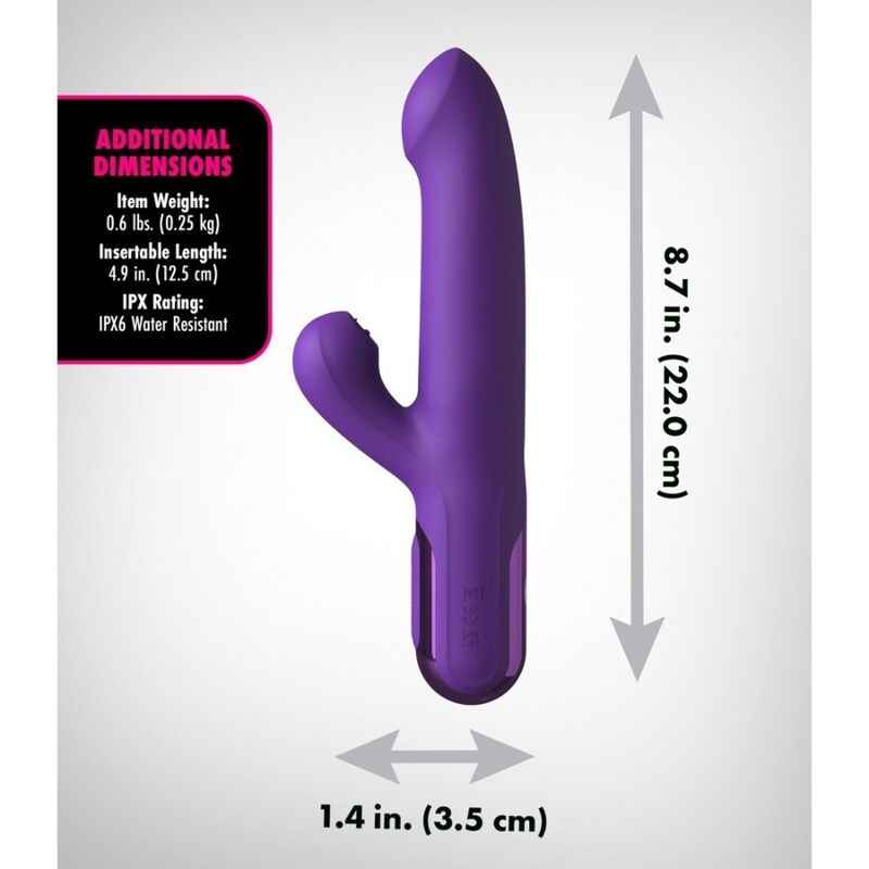 FANTASY FOR HER - SUPER SONIX THRUSTER RABBIT VIBRATOR LILA