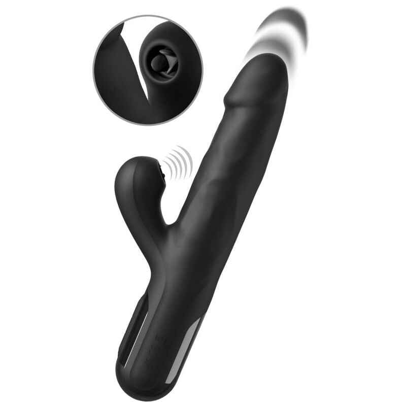 FETISH FANTASY SERIES - SONIX SILIKON-THRUSTER-HASE-VIBRATOR SCHWARZ