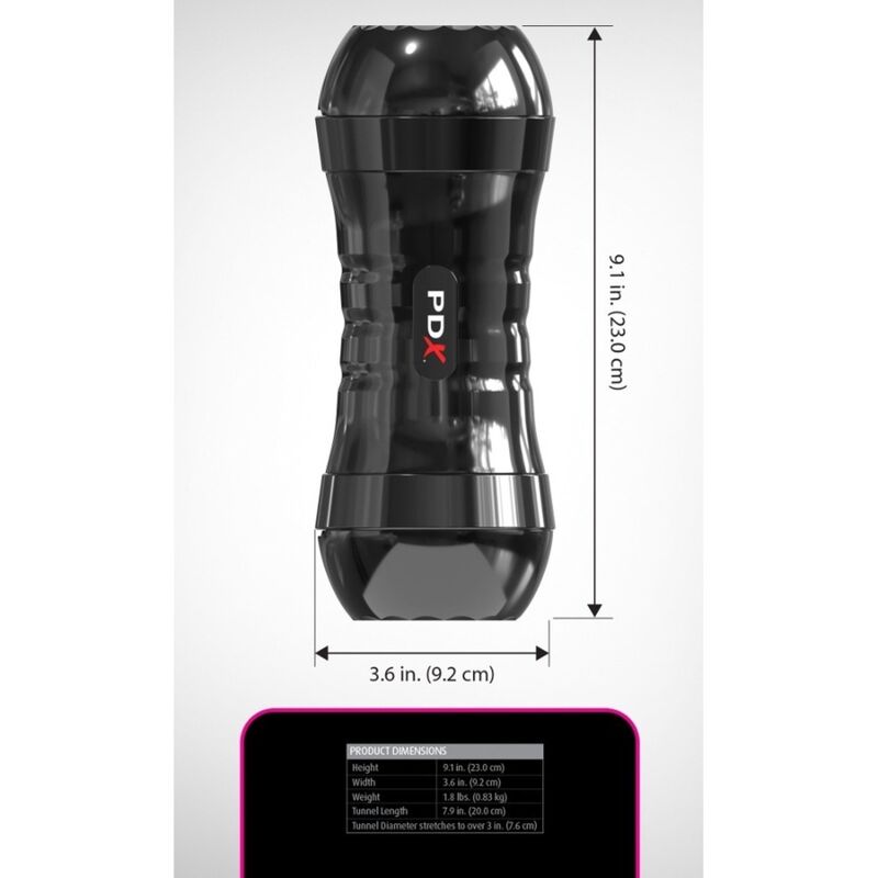 PDX EXTREME – WET PUSSIES SUPER FLIP-A-PUSSY OVER REVERSIBLE STROKER 21,6 CM