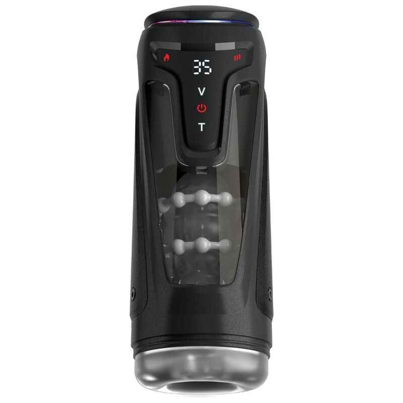 PDX ELITE - MOTO-BATOR PRO THRUSTING STROKER AUTOMATISCHER VIBRATIONS- UND WÄRME-MASTURBATOR 26,5 CM