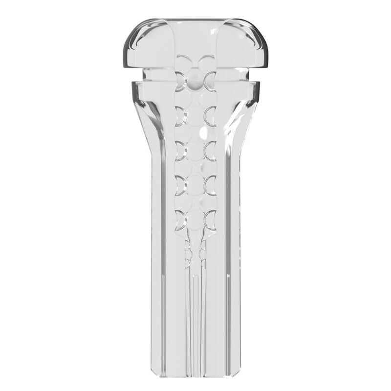 PDX ELITE – VIEWTUBE PLUS TRANSPARENTER STROKER MIT DURCHSICHT UND EZ-GRIP, 21 CM