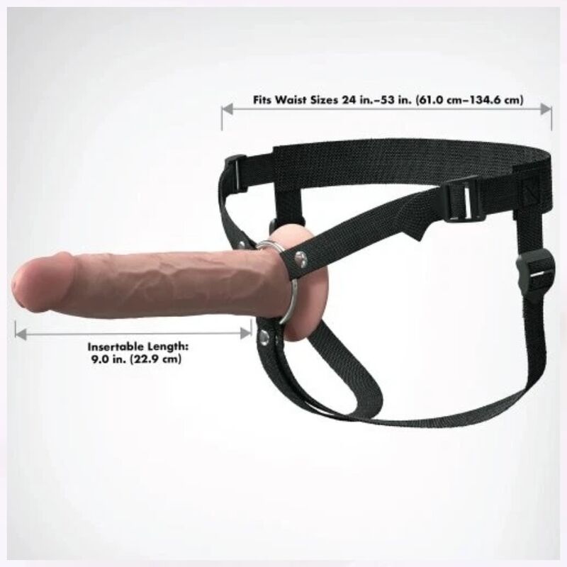 FANTASY X-TENSIONS - ELITE REALISTIC HOLLOW STRAP-ON 24,1 CM