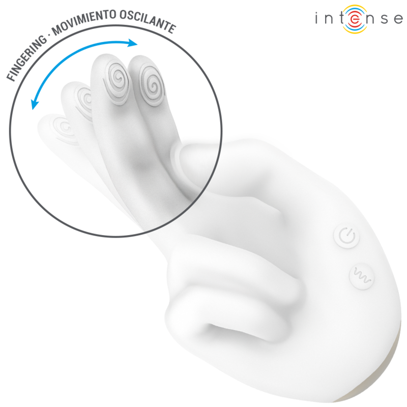 INTENSE - JIMMY HANDGEFORMTER MULTIFUNKTIONSSTIMULATOR MIT VIBRATION UND WÄRME