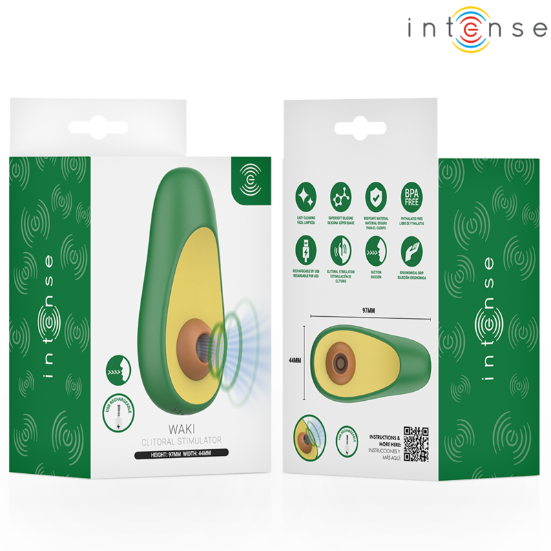INTENSE - WAKI AVOCADO KLITORALSAUGSSTIMULATOR
