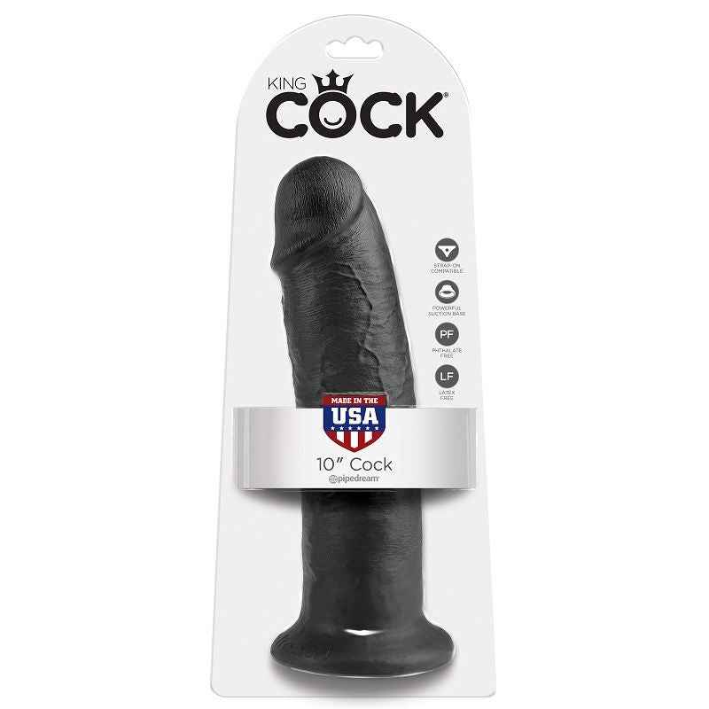 KING COCK - DILDO SCHWARZ 25 CM