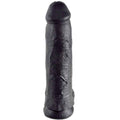 KING COCK - DILDO SCHWARZ MIT EIER 30.48 CM