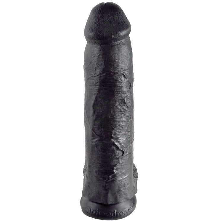KING COCK - DILDO SCHWARZ MIT EIER 30.48 CM