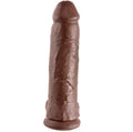 KING COCK - DILDO BRAUN MIT EIER 30.48 CM