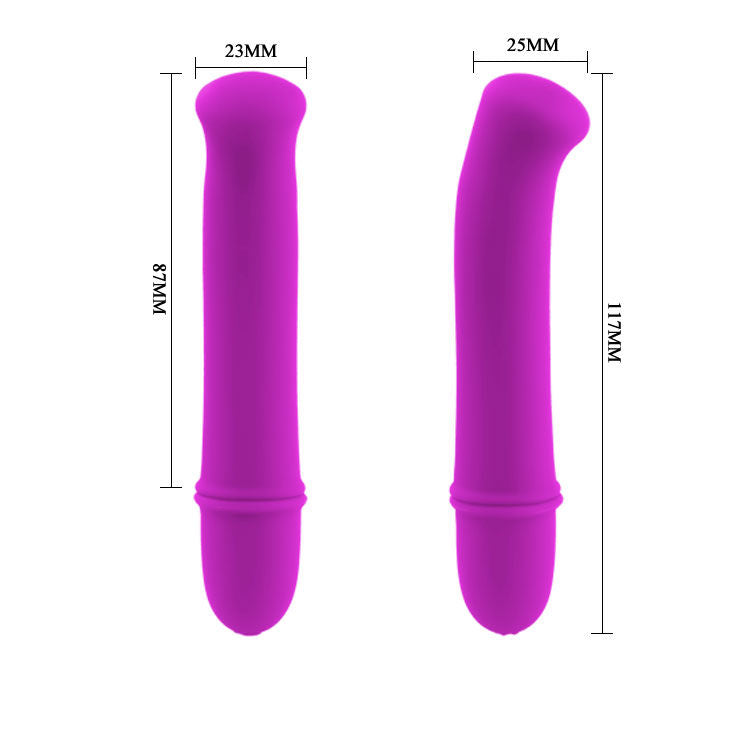 Vibrator von PRETTY LOVE FLIRTATION, elegantes Design, pinkfarbenes Silikon, glatte Oberfläche, für sinnliche Stimulation.