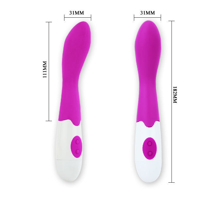 Vibrator PRETTY LOVE Flirtation Flirtation Bishop mit glatter Oberfläche und flexiblen Formen, für angenehme Masturbation.