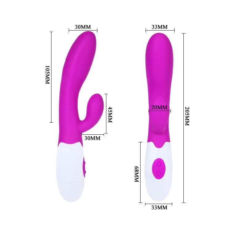 PRETTY LOVE - FLIRTATION ALVIS VIBRATOR MIT KLITORIS-STIMULATOR - Muwana