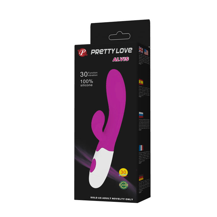PRETTY LOVE - FLIRTATION ALVIS VIBRATOR MIT KLITORIS-STIMULATOR - Muwana