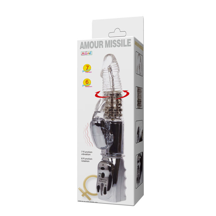 BAILE - AMOUR RAKETEN TRANSPARENTER ROTATOR 26.5 CM - Muwana