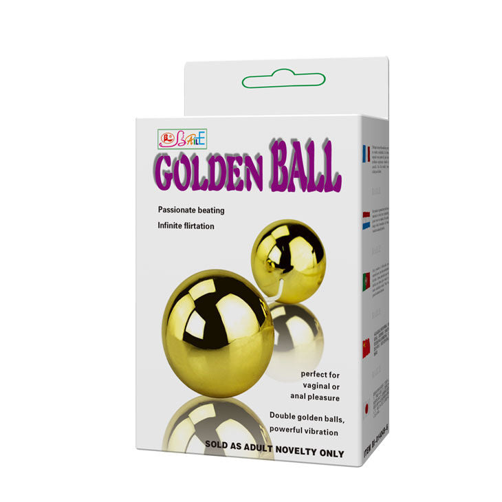 BAILE - GOLDENER VIBRATOR MIT CHINESISCHEN BLLEN - Muwana