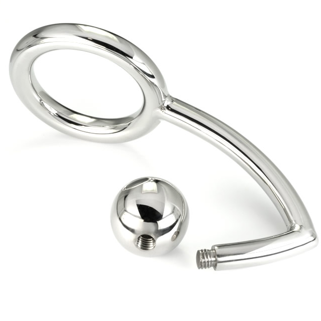 METAL HARD - PENISRING MIT ANAL-EINDRINGLINGSHAKEN, 45 MM - Muwana