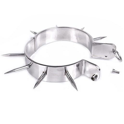 METAL HARD - Sklavenhalsband mit Spitzen