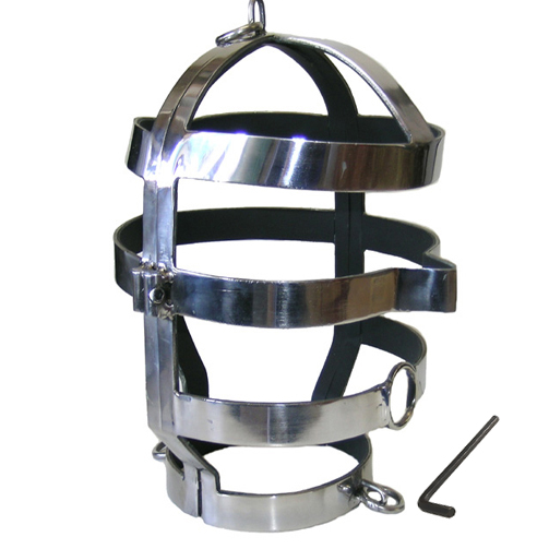 METAL HARD - MASKE MIT STAHLHALSKETTE - Muwana
