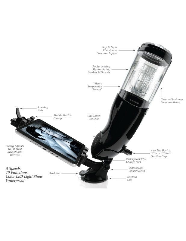 EXTREME TOYZ - PDX MEGA BATOR USB-MNNLICHER MASTURBATOR VAGINA WEISS - Muwana
