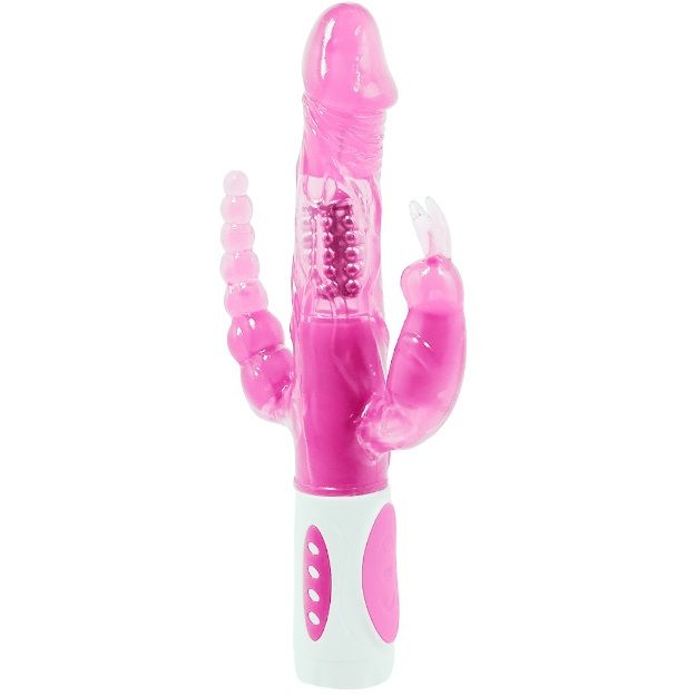 BAILE - PRETTY BUNNY DREIFACHER VIBRATOR ROTATOR - Muwana